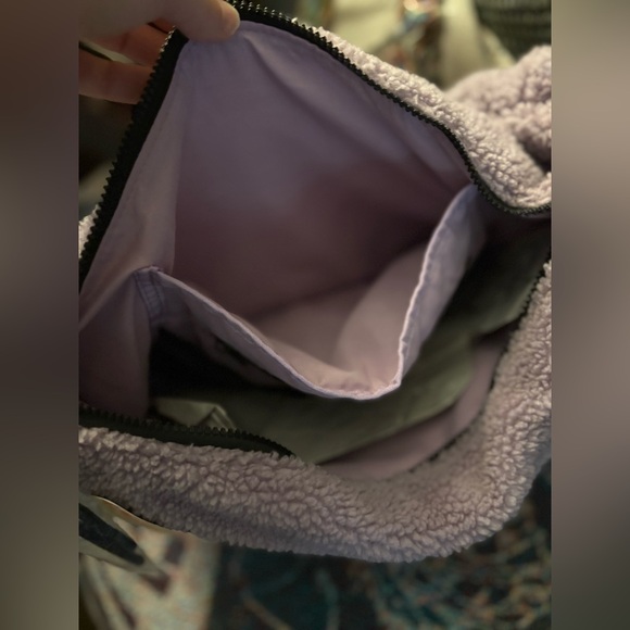 **NWT** Free People Movement Overachiever Sherpa Sling Bag, Lavender - Picture 9 of 11